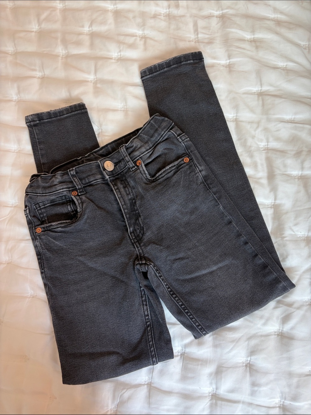 ZARA Gray/Black Skinny Jeans